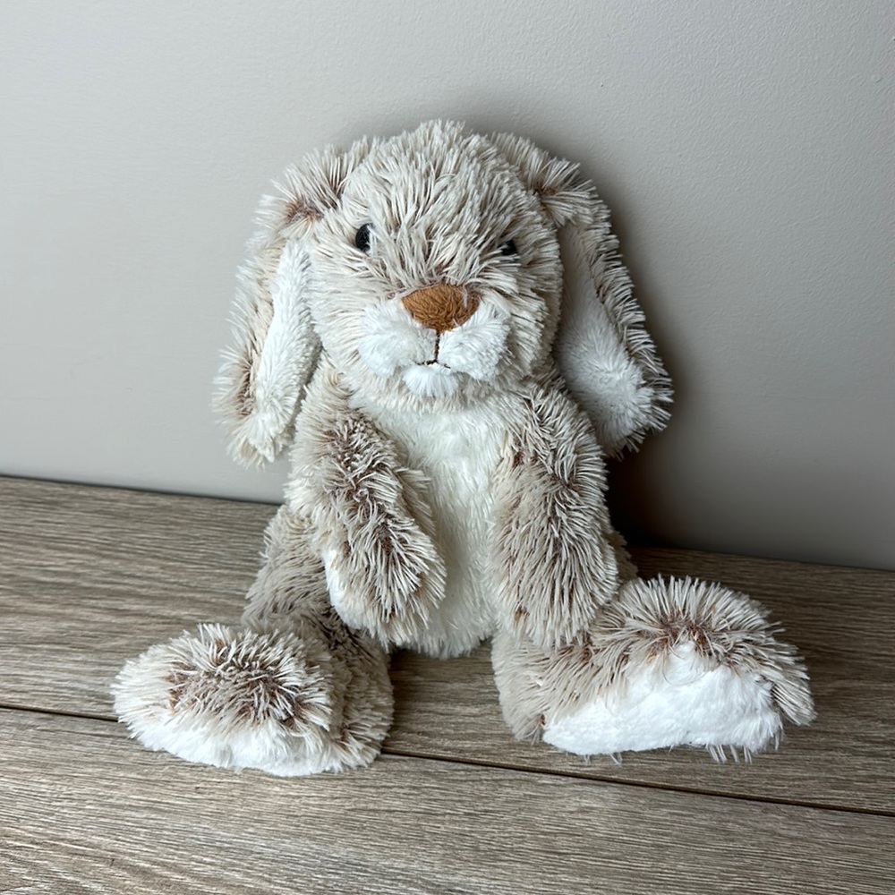 Melissa & Doug 7674 Burrow Bunny Rabbit Stuffed Animal Extra-Soft Plush Fur 9”